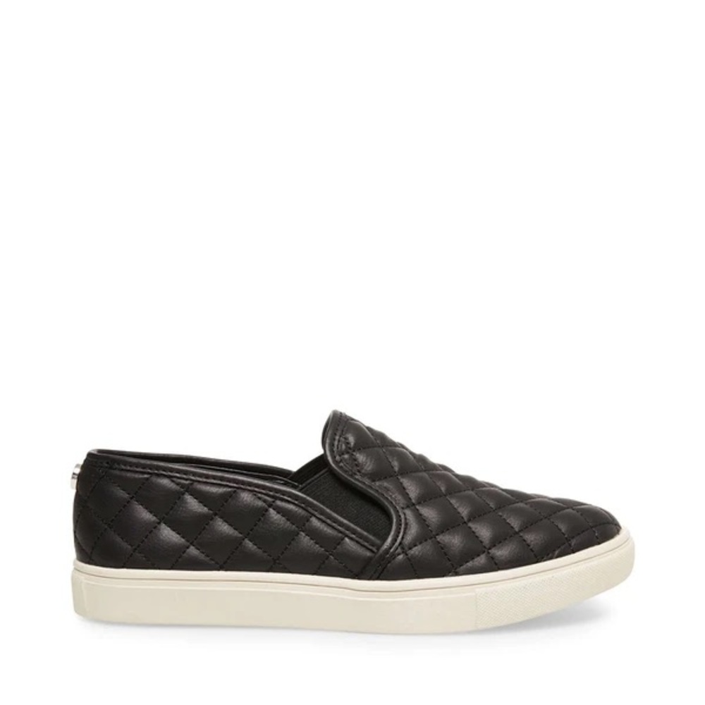 Steve Madden Quilted Black Sneakers Size 10